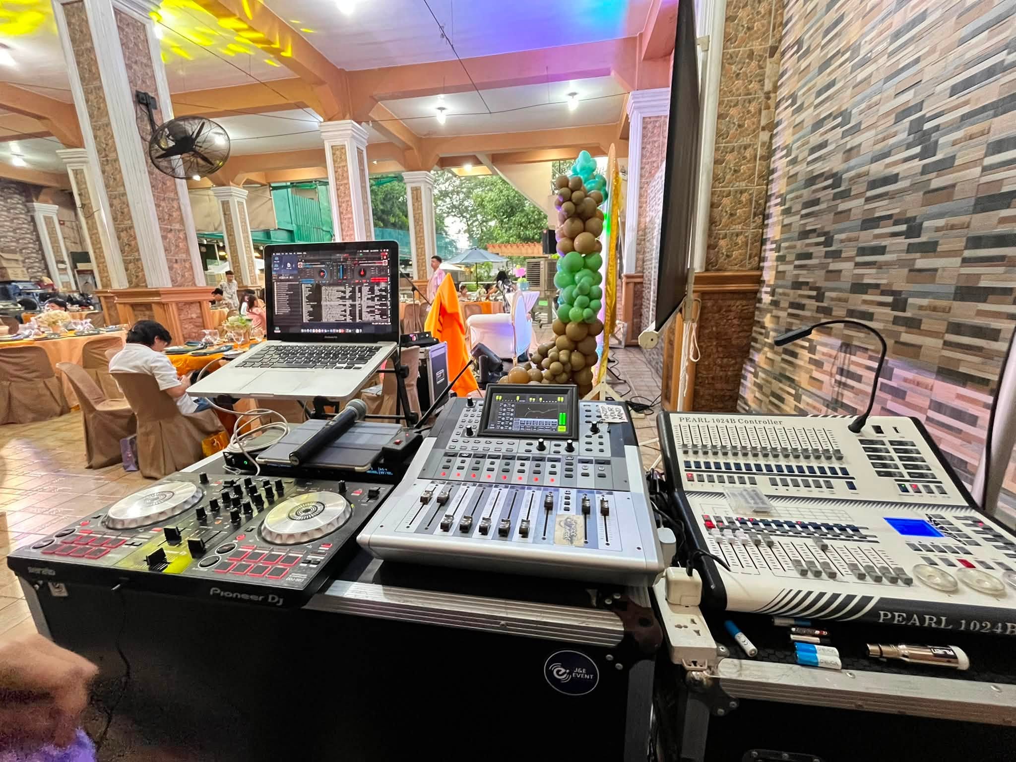 DJ booth at celebration